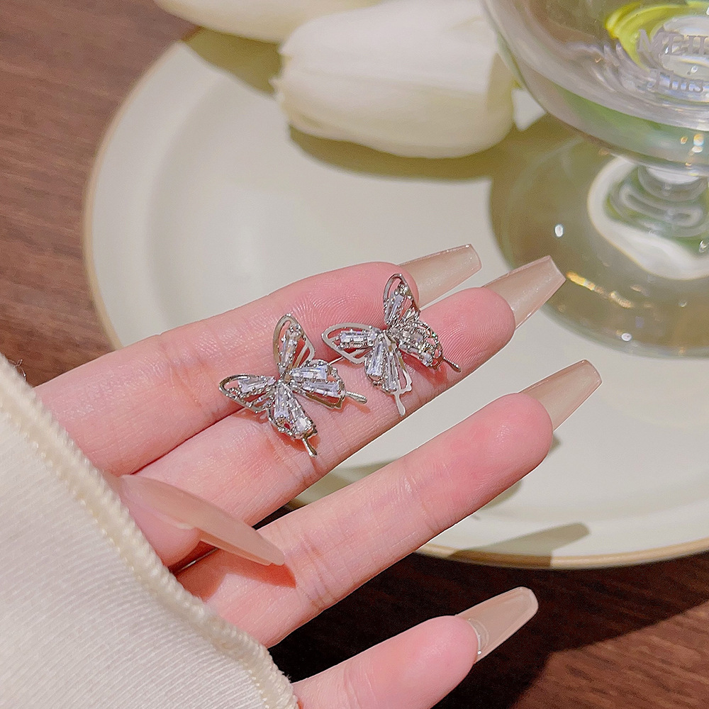 Exquisite butterfly earrings insect earrings party fashion all-match women's earrings exquisite jewelry