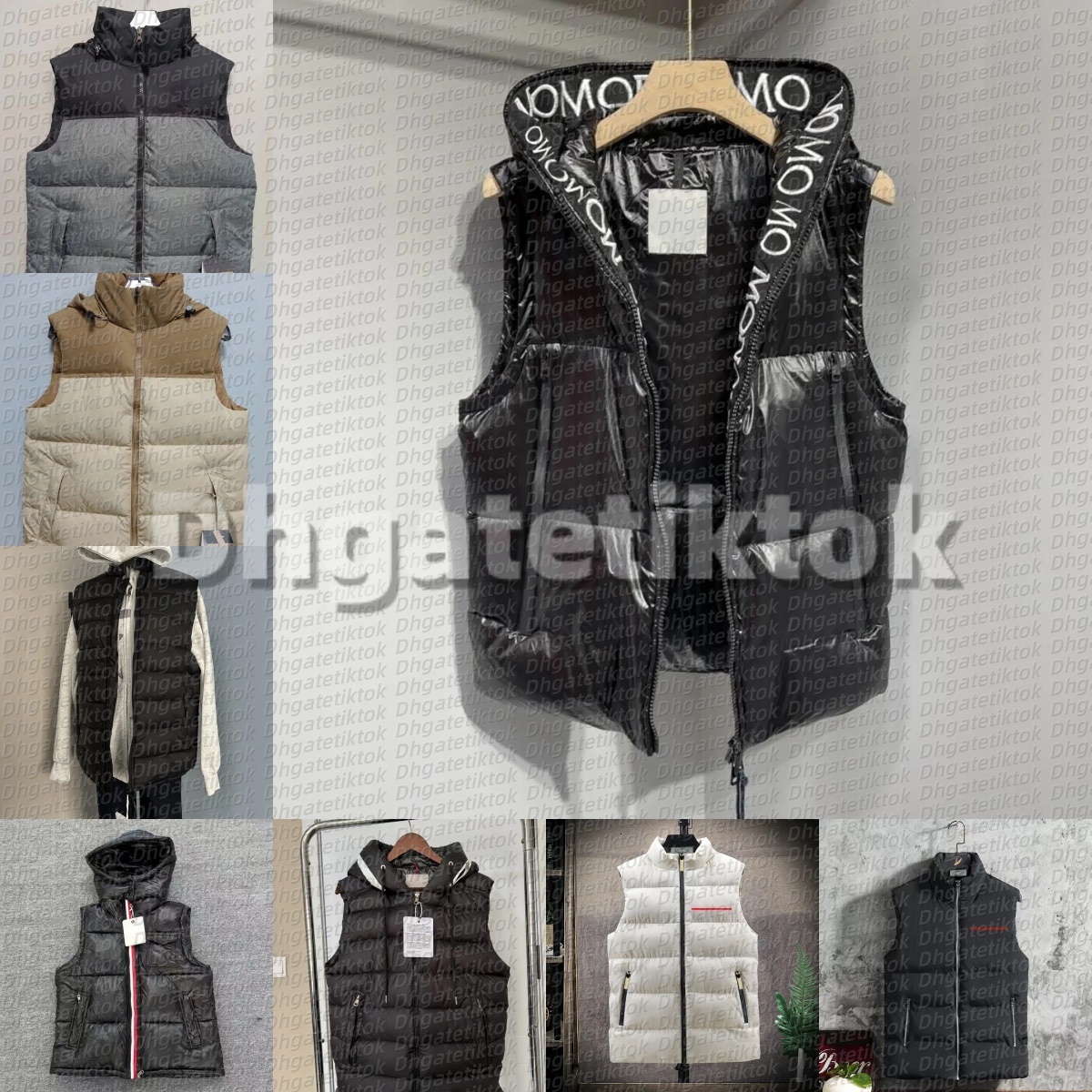 Designer Mens Vests Winter Jackets hoodie parkas coats tank fashion men women's Sleeveless Sweatshirt Hooded coat Streetwear High quality Couples Waistcoat2