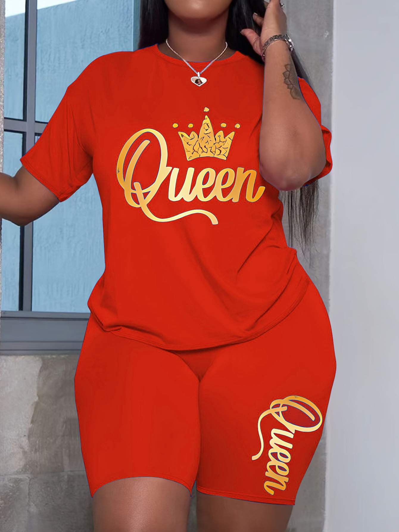 Women's Tracksuits 2025 Summer Outfits Vacation Casual Short Suits Jogging Lady Clothing Sport Fashion T-shirt Shorts 2 Piece Sets