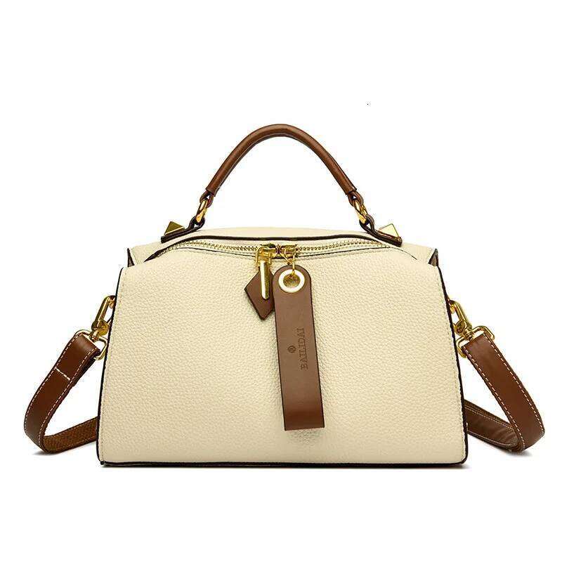 Famous Brand Classic Women's Messenger Bag Leather Crossbody Shoulder Handbag Elegant Tote Purse For Ladies