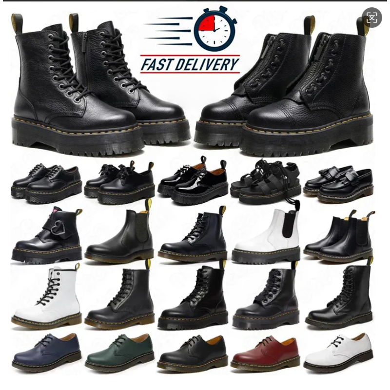 2025 drs boots docs martens designer boot martin men women luxury sneakers triple black white classic ankle short booties winter snow outdoor warm shoes