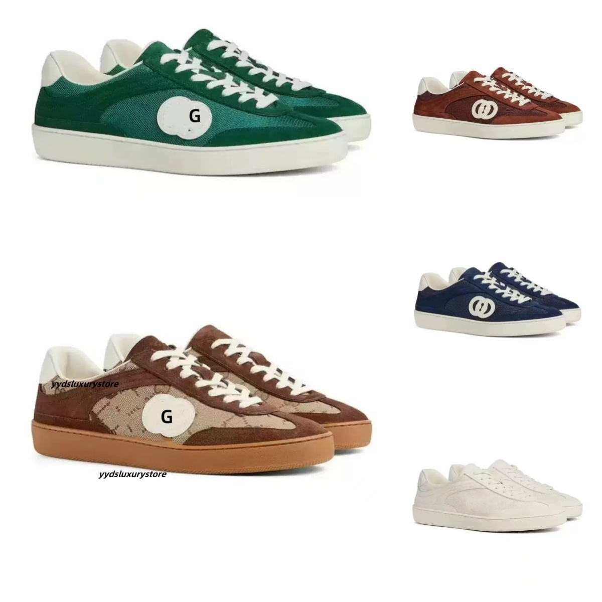 2025 Italian Designer Shoes Luxury Leather Casual Shoes Fashion Colorful Flat Sneakers Retro High-Quality Fashionally Luxurious Dezen Shoes