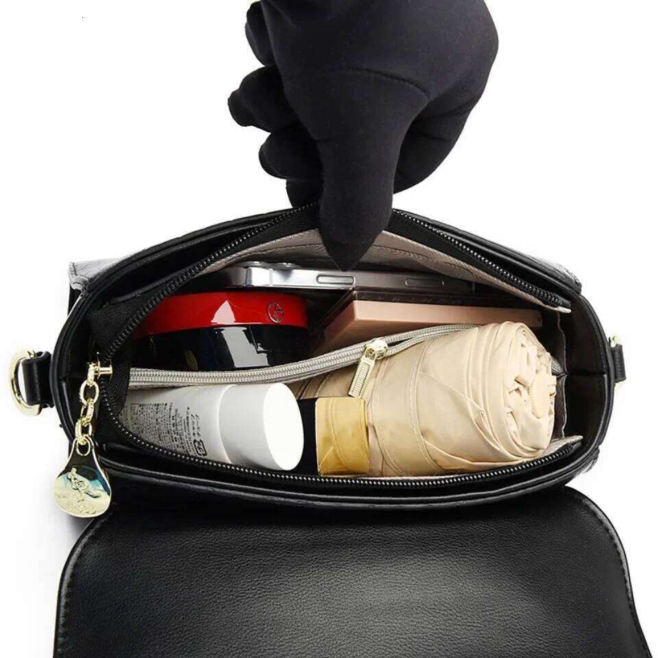 Premium Leather Crossbody For Women Female Shoulder Messenger Bags Designer Handbags And Purses