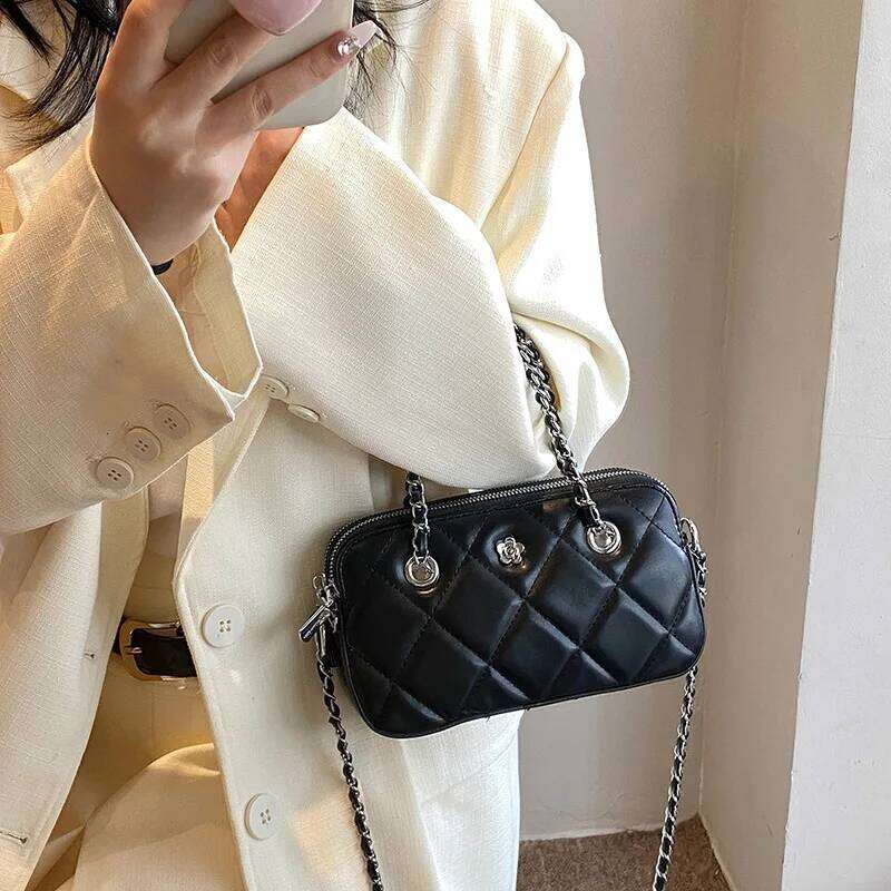 Light Chain Ladies Dia Small Square 2025 Summer Fashion Simple Casual All-Match One-Shoulder Messenger Bag