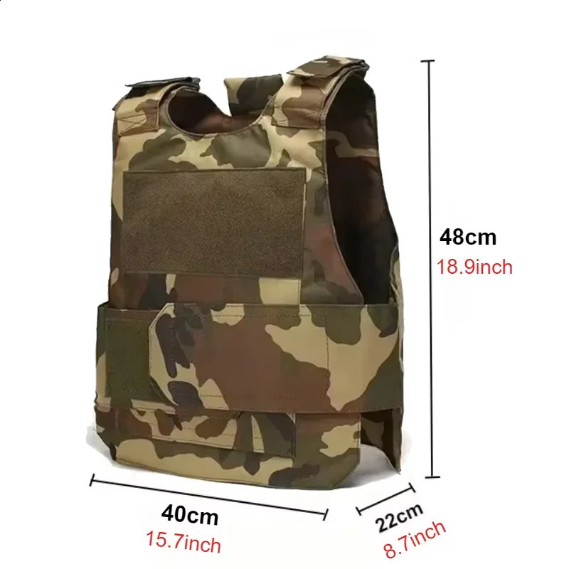 Tactical Vest Multi functional Armor Tactical Vest CP Camo 800D Tactical Airsoft Vest Outdoor Climb Hunting Vests 250827CJ