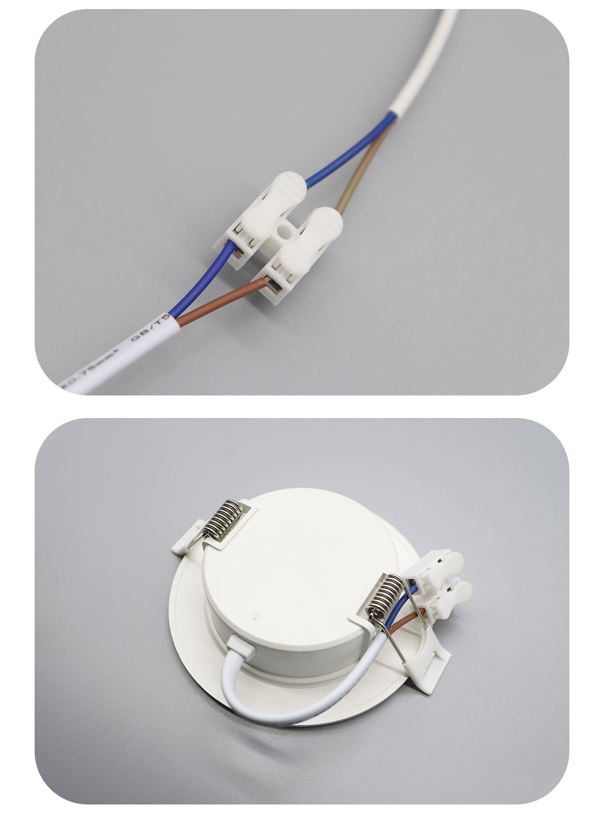 led downlights 3W and 5W, embedded anti-glare ceiling lights, living room ceiling hole lights 7W and 10W, no main light lighting design-BY