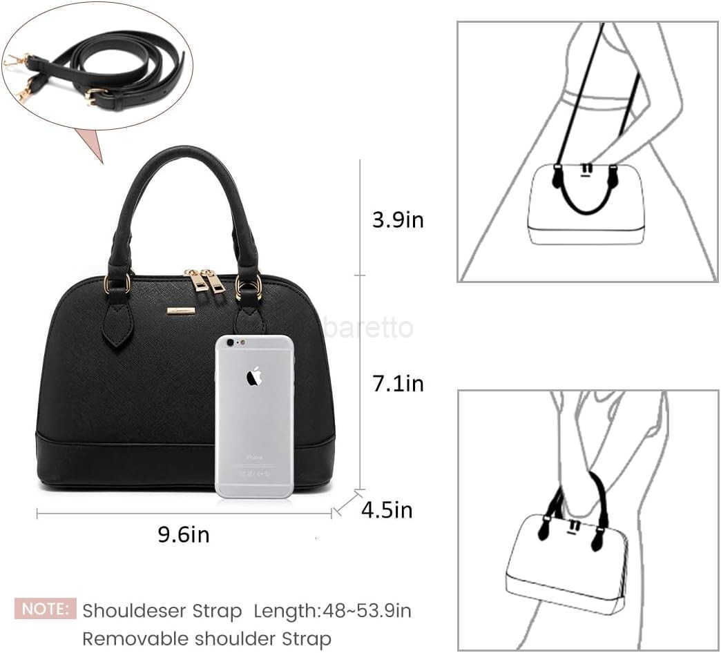 urse for Women Small Crossbody Bags Classic Double Zip Top Handle Dome Satchel Bag M250828