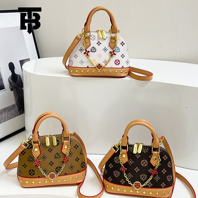 TB BHULAMTE Designer's New Multi-functional Commuter Women's Bag White Three-color Retro High-end Single-shoulder Bag Luxurious Shell Bucket
