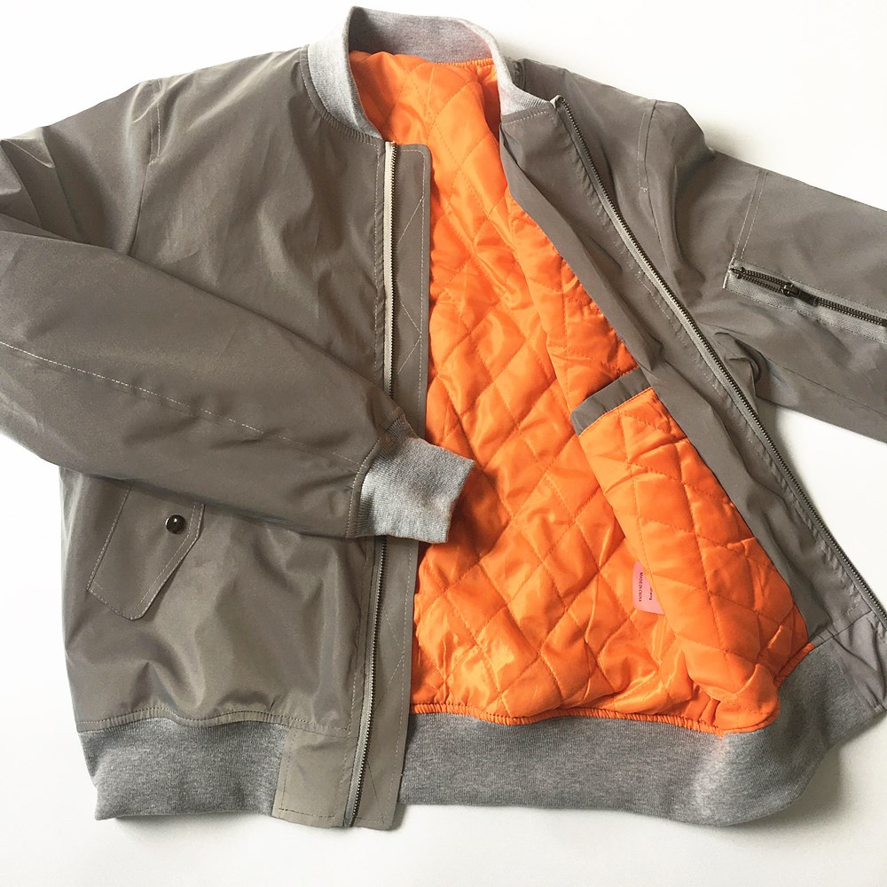 Stage Wear mens coat reflective jacket for men's autumn/winter warm jacket men's wear Winter cotton reflective flight jacket