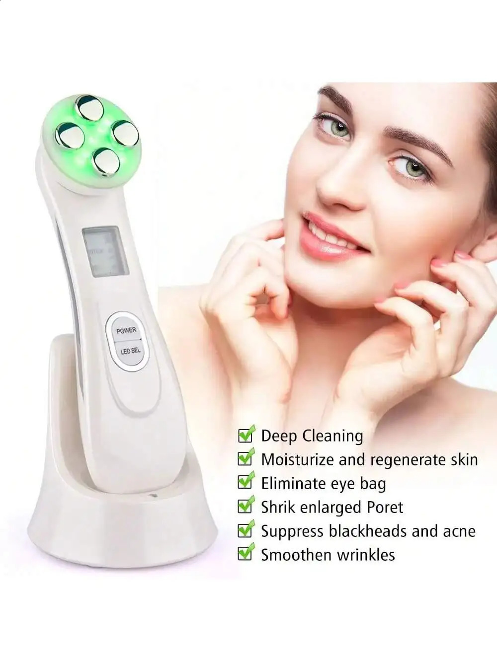 Beauty Products Professional Face Exfoliating Ultrasonic Shovel Peel Cleaner Skin Scrubber Spatula Skin Care Tools 250820