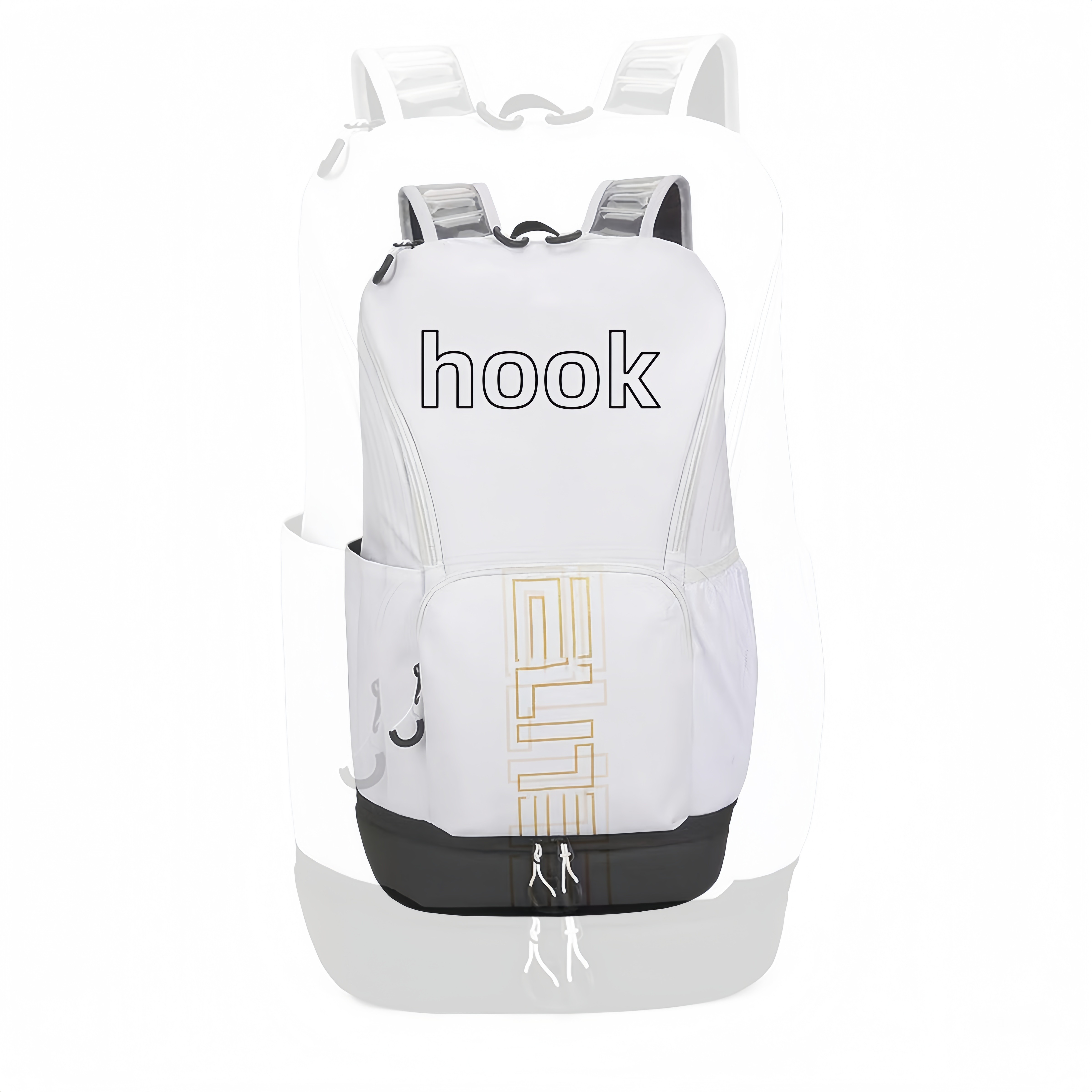 Designer Basketball Elite Backpack Air Cushion Large Capacity Ergonomic Sporty Backpack Sports Outdoor Student Fitness Bag Dx9786 Color Fashion Backpack