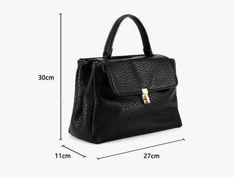 Black Flap Small Square Shoulder Bag Women Bolsas Female Tote Hand Bags Cross Body Messenger Purse