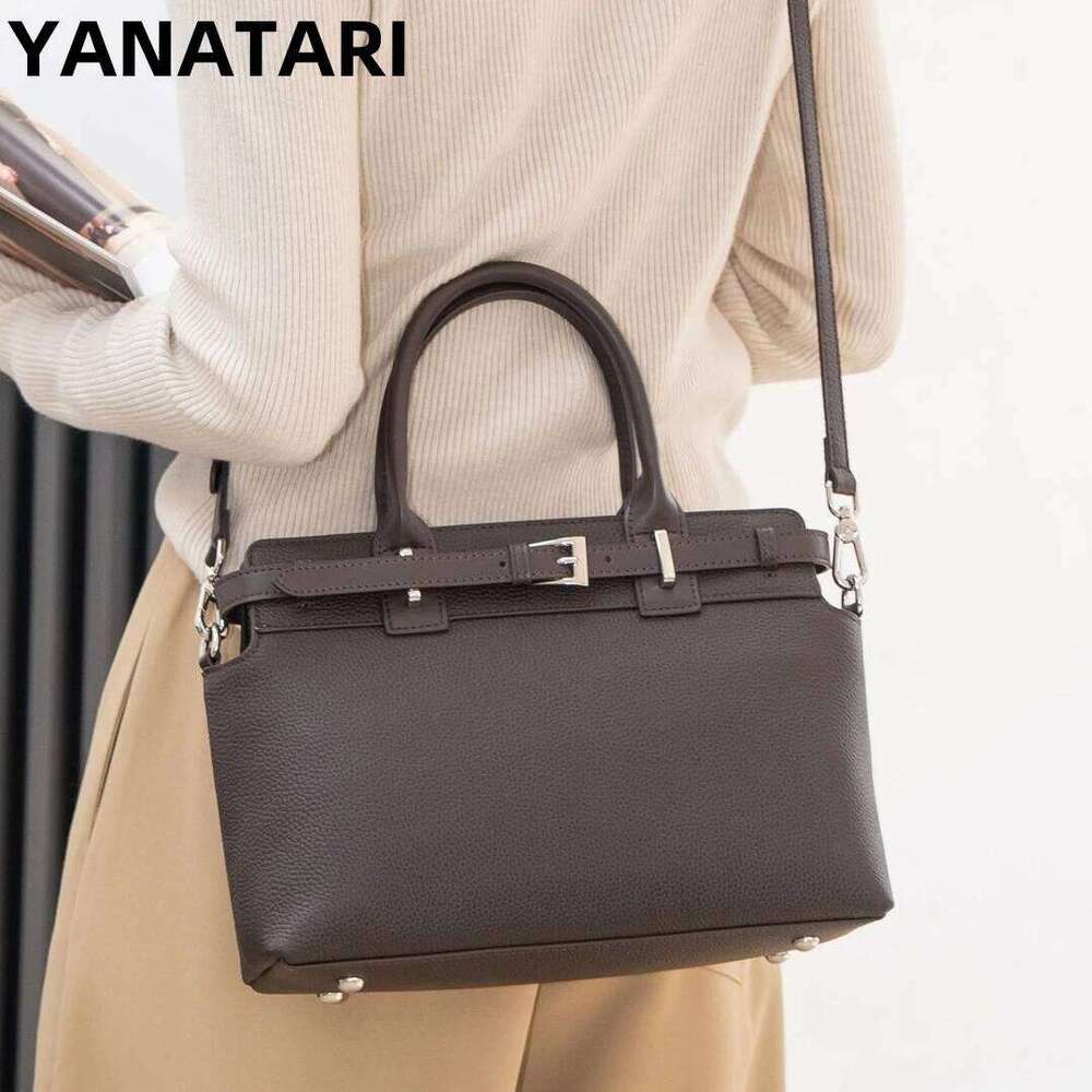 YANATARI Genuine Woman Shoulder Handbags Ladies Crossbody Bags Designer Minimalism Bag Cattle Leather