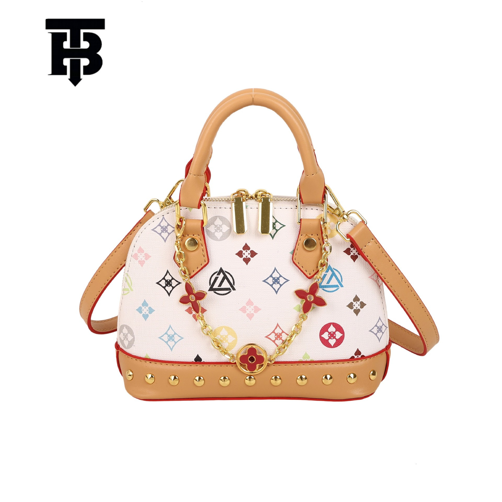 TB BHULAMTE Designer's New Multi-functional Commuter Women's Bag White Three-color Retro High-end Single-shoulder Bag Luxurious Shell Bucket