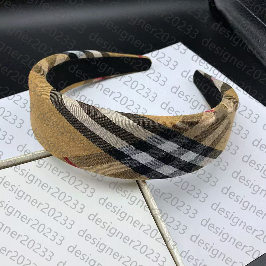 10A headband luxury headband designers striped design High end women headband multifunctional face wash headband fashionable French hair clip hair accessory