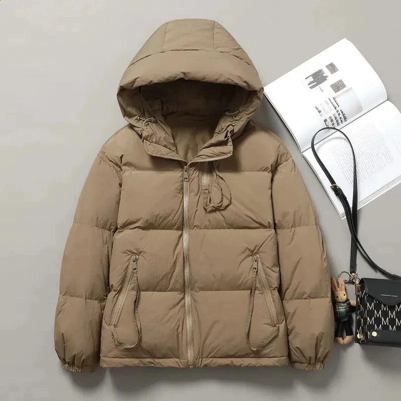 Women Jacket Autumn Winter Parkas Female Down Cotton Coat Femme Casual Short Warm Basic Outerwear Ladies Tops Overcoat 250827