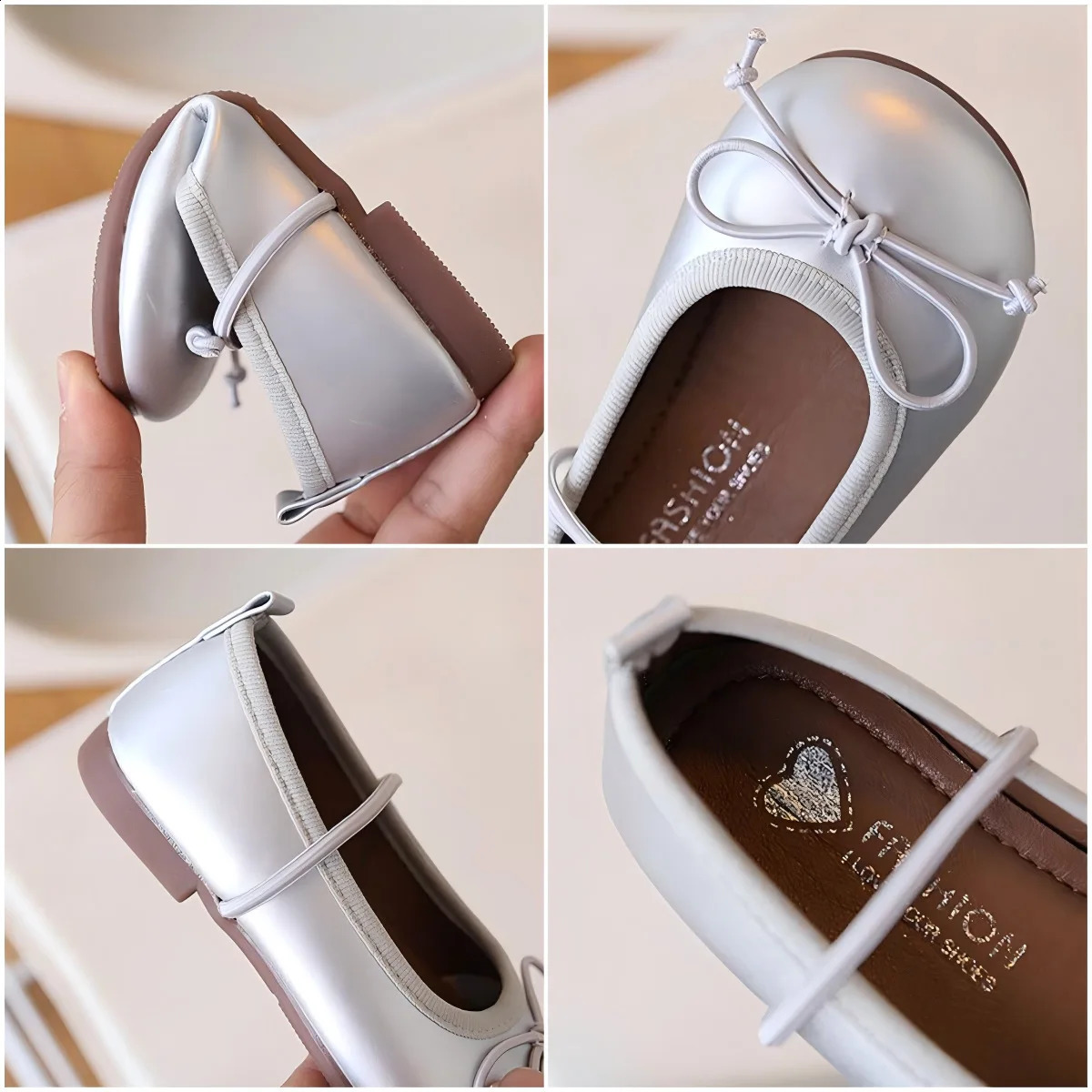 Children Flats Spring Summer Autumn Kids Shoes Girls Oxfords School Gold Silver Toddler Soft Pu Leather For Girl 250828