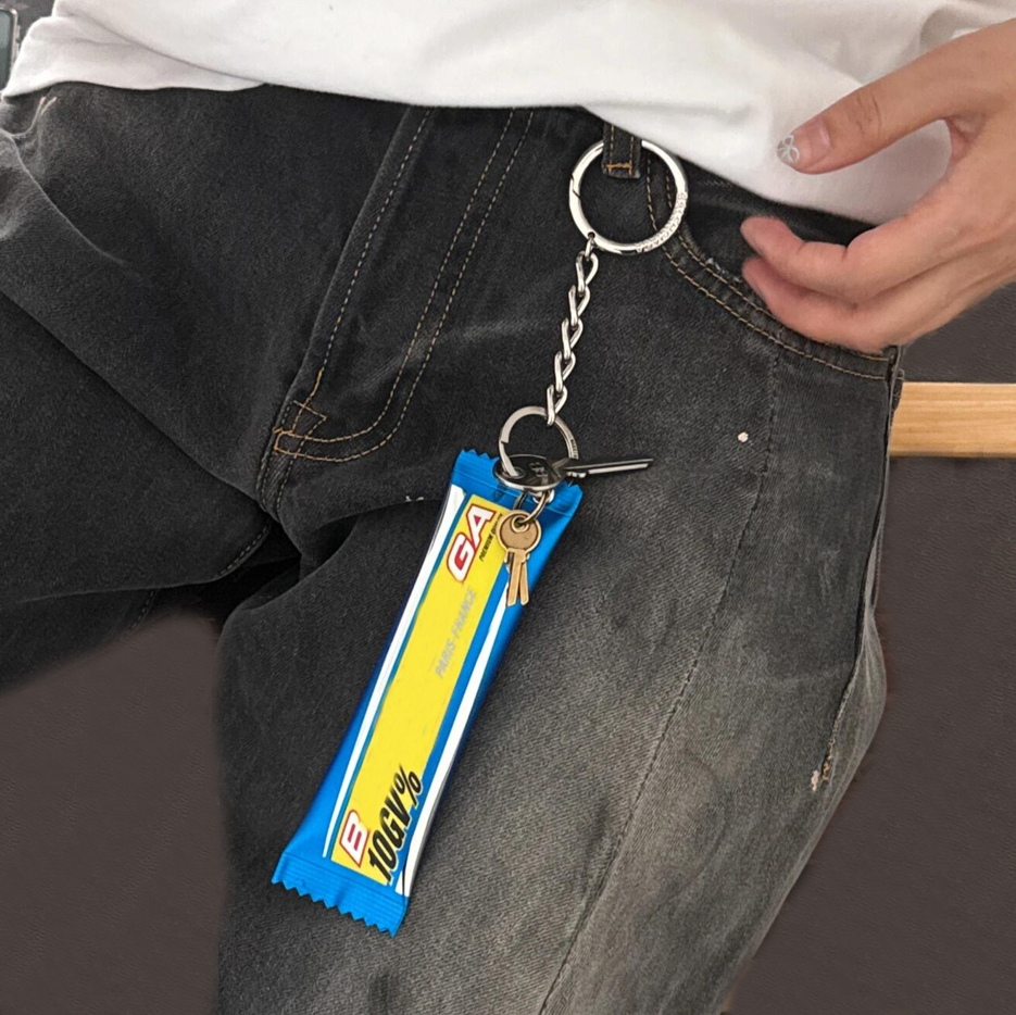 Luxury Designer Energy Bar Keychain Luxury Bag Charm Fashion Bag Chain Car Key Decorative Keychains bag Pendant Men Women Gift