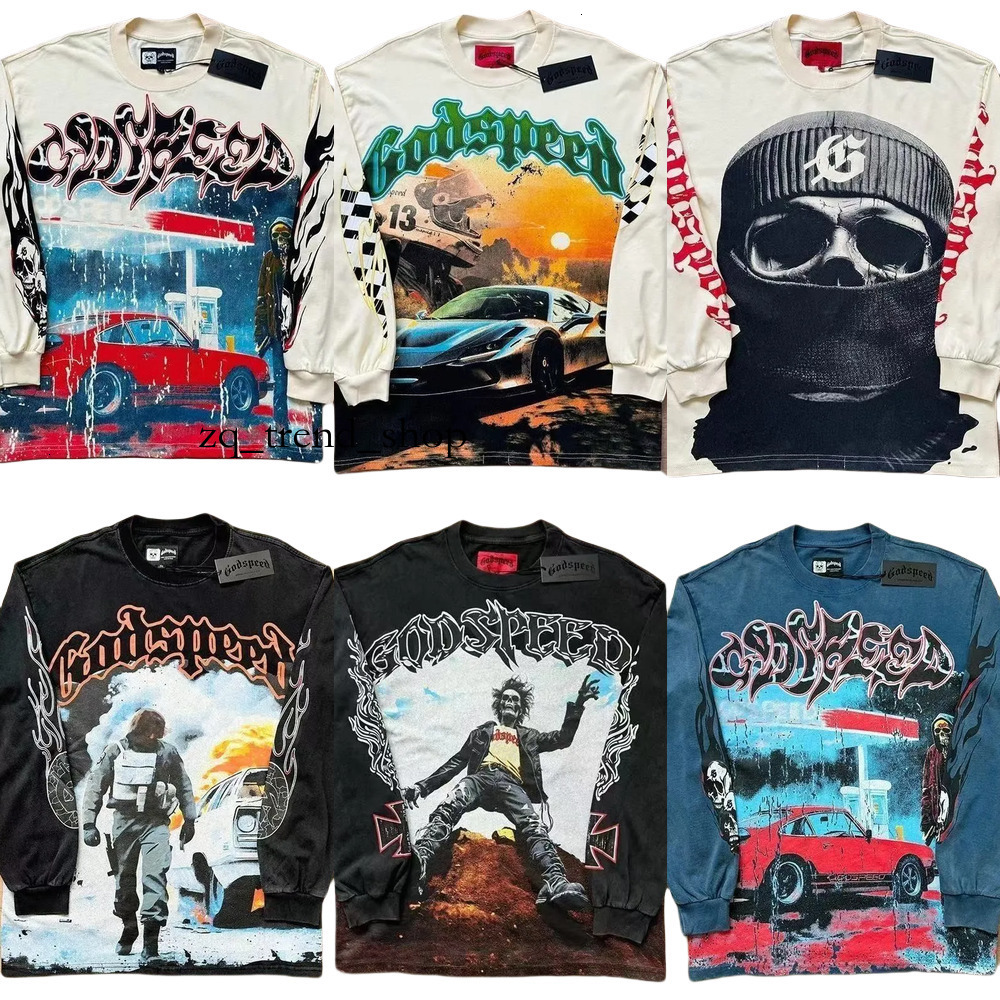 god speeds 2025 new tss designer Hoodie set Men's and Women's T-shirt shorts Sweatshirts top and pants set hoodie High Quality Red Green Graffiti god speed t shirt fc5 63