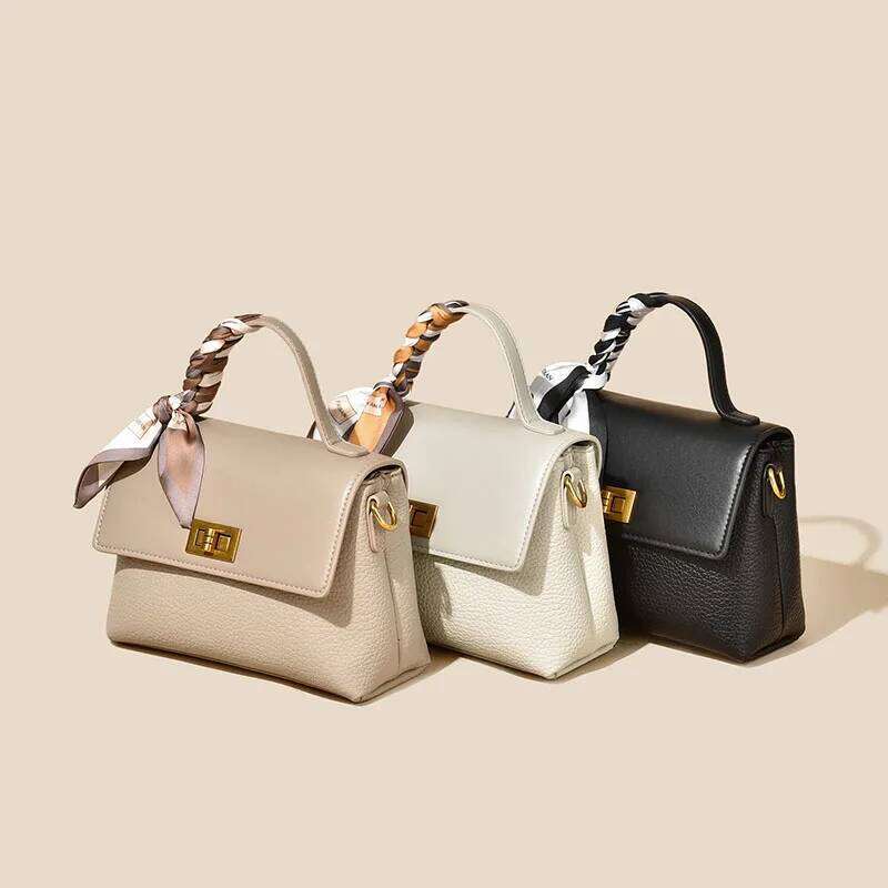 High-Quality Women's Messenger Handbags, Genuine Leather Shoulder Crossbody Bag From Famous Designer