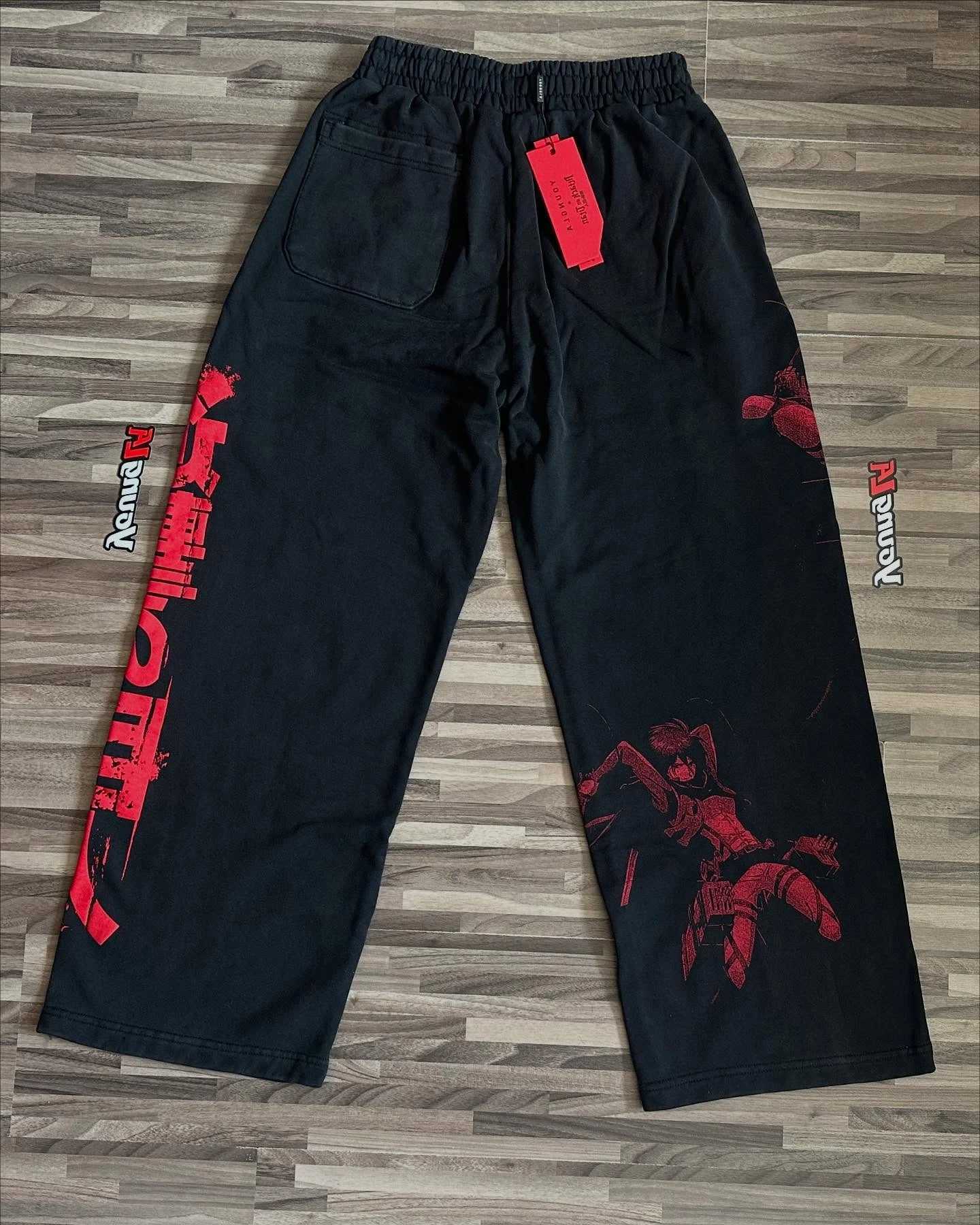 2K Attack on Titan Pants Men Baggy Popular Trouser Wide Leg Harajuku Streetwear Casual Vintage Hip Hop Joggers Women Clothing X250828