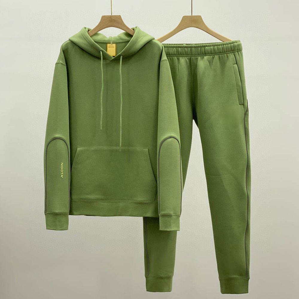 NOCTA Designer Mens hoodie Tracksuits Reflective Strip Pullover Sweatshirt Sweatpants sweater Trousers nocta Sports jumper Running Joggers suits top