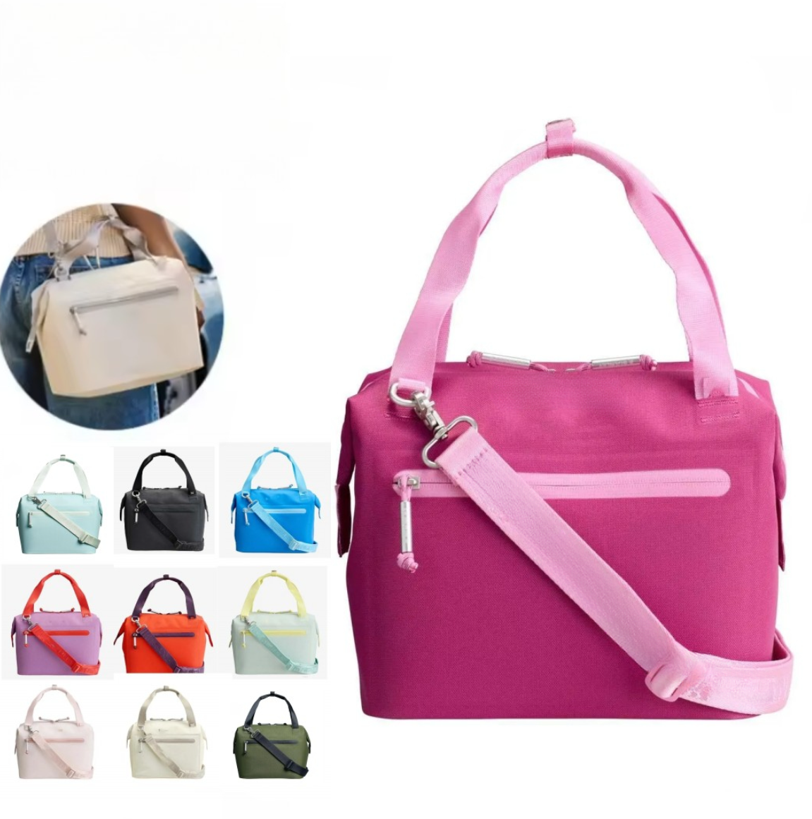 US warehouse All Day Julienne Mini Soft Cooler Lunch Bag Box Recycled Polyester Cooler Cooling Travel Cooler Bags Shoulder Bags Madeleine Midi Cooler Backpack Large