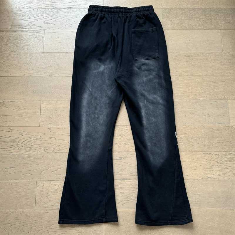 Washed Mixed Emotion Pants Men Women Little Angel Print Trousers Jogger Drawstring Sweatpants X250828