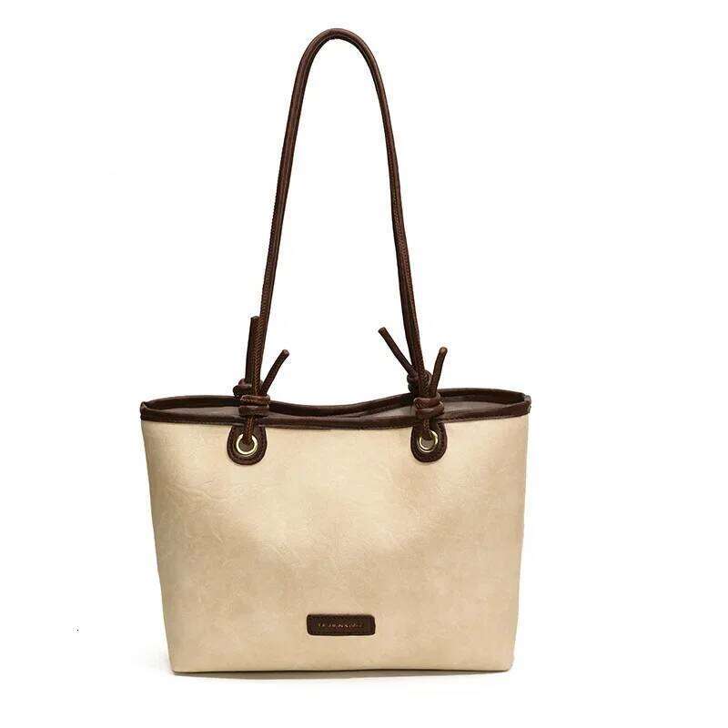 2025 Women's Retro Commuter Bag - Spacious Maillard Tote, Fashion Shoulder Purse & Casual Hobo Crossbody