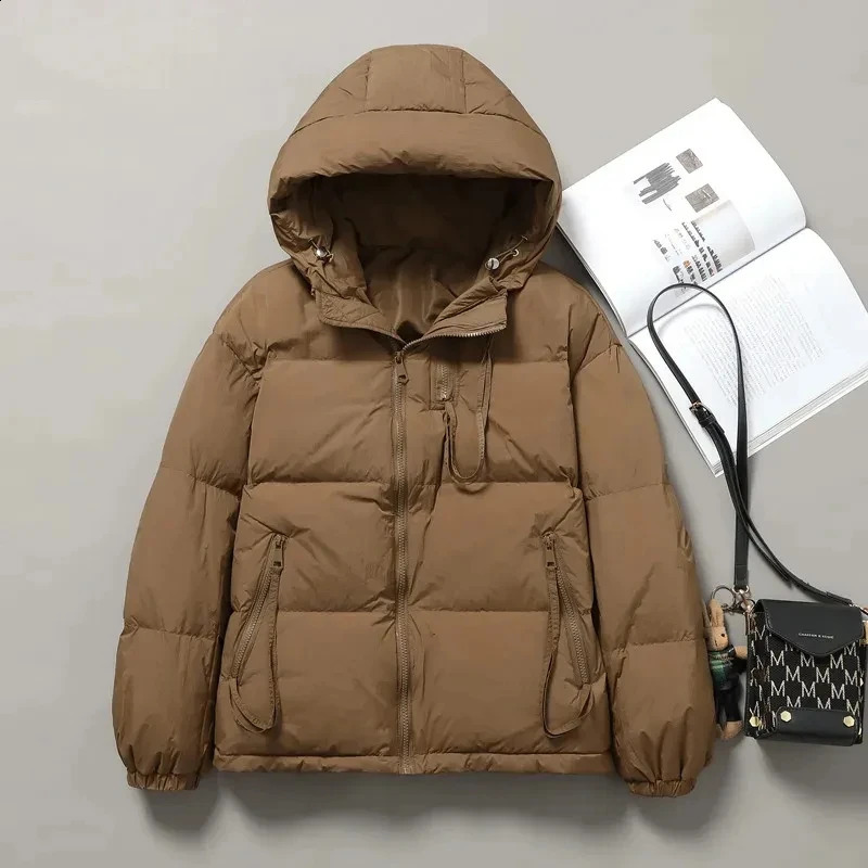 Women Jacket Autumn Winter Parkas Female Down Cotton Coat Femme Casual Short Warm Basic Outerwear Ladies Tops Overcoat 250827