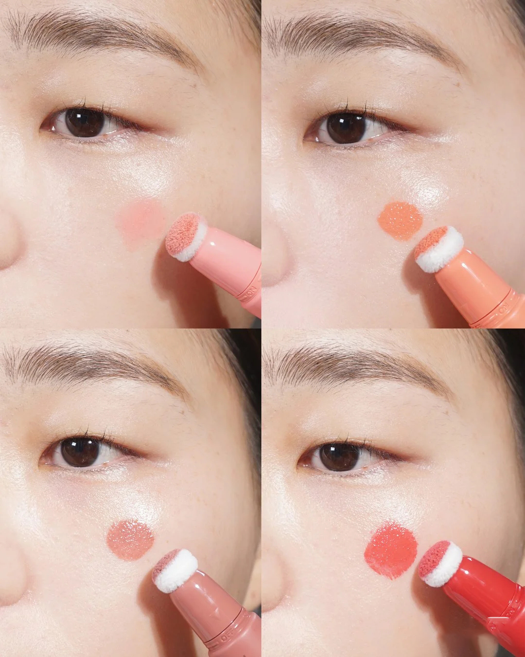 4 Color PILLOW TALK PEACH POP Liquid Powder Blusher Air Cushion Pen 12ML Long-lasting Easy to Wear High Quality