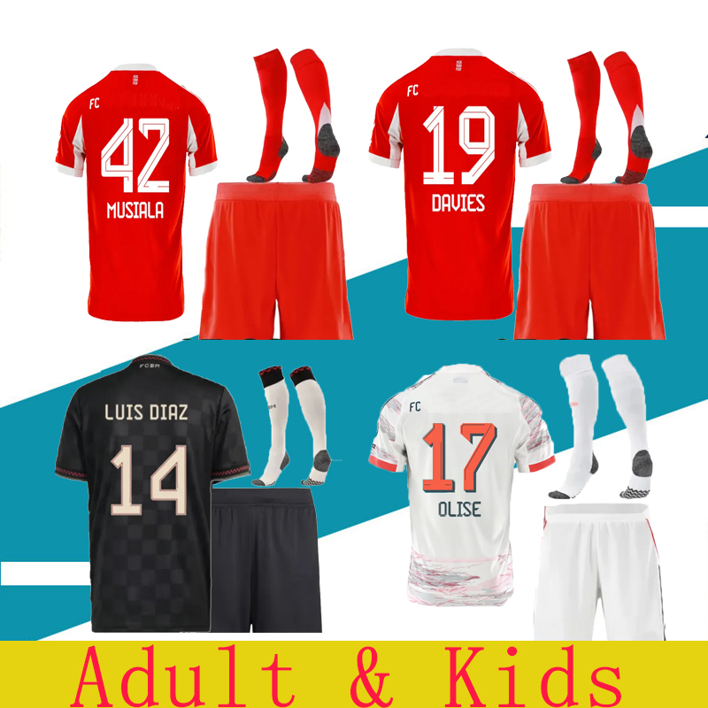 25 26 BayerNs MUSIALA soccer jerseys SANE 2025 2026 Kane football shirt GORETZKA GNABRY BAYERNS camisa de futebol men kids kits KIMMICH mUNIch fans sets