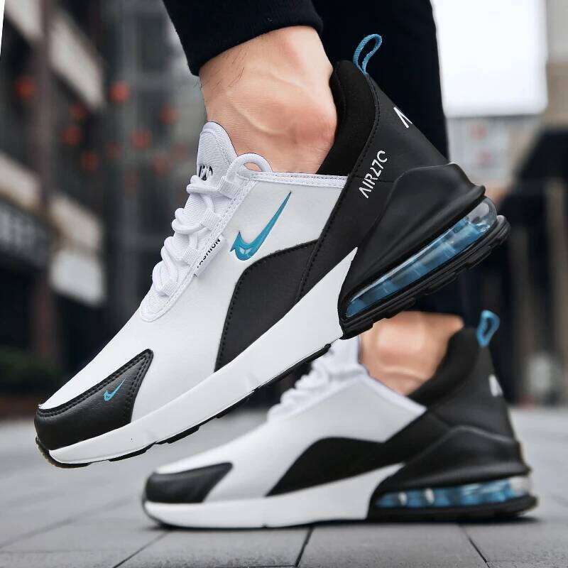 Leather Running Shoes for Men Casual Sports Sneakers Original Walking Jogging Air Cushion Male Trainers 2025 Big Size 45 46 47