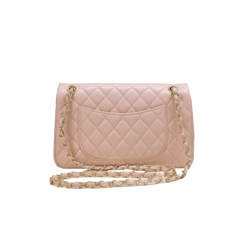 Genuine Leather brand designer woman shoulder bag totes handbag fashion sheepskin soft leather 25.5cm checkers chain strap