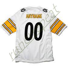 T.J.Watt 90 Aaron Rodgers 8 Joey Porter Jr. DK Metcalf 4 Troy Polamalu 43 Pat Freiermuth Najee Harris Personalized Customized Football Jerseyssss Cust