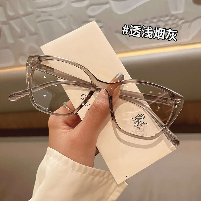 designer sunglasses New Cat Eye Blue Light Blocking Korean Style Ins Trendy Women's Fashionable Prescription TR Myopia Glasses Frame