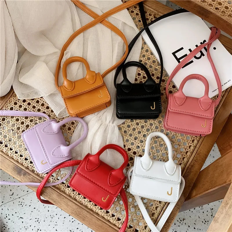 Kids Purses and Handbags Mini Crossbody Bag Cute Little Girl Small Coin Pouch Toddler Purse Hand PU Children Tote Bags 250829