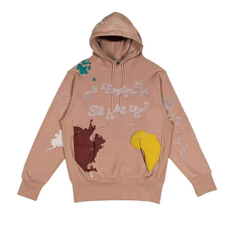 Unisex Acid Wash Hoodie Custom 1 Print Autumn Season Casual Knitted Material Rhinestone Hooded Collar Direct Manufacturer