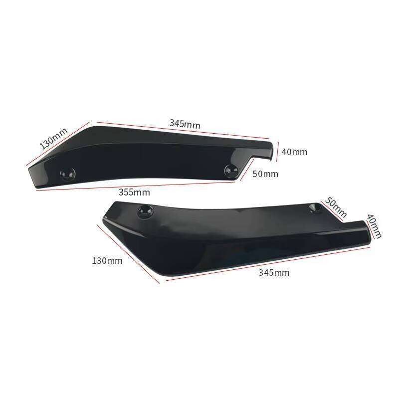 Direct Supply Manufacturer ABS Material Rear Corner Carbon Fiber Spoiler Modification Parts Car for Cross-Border E-commerce-NO03