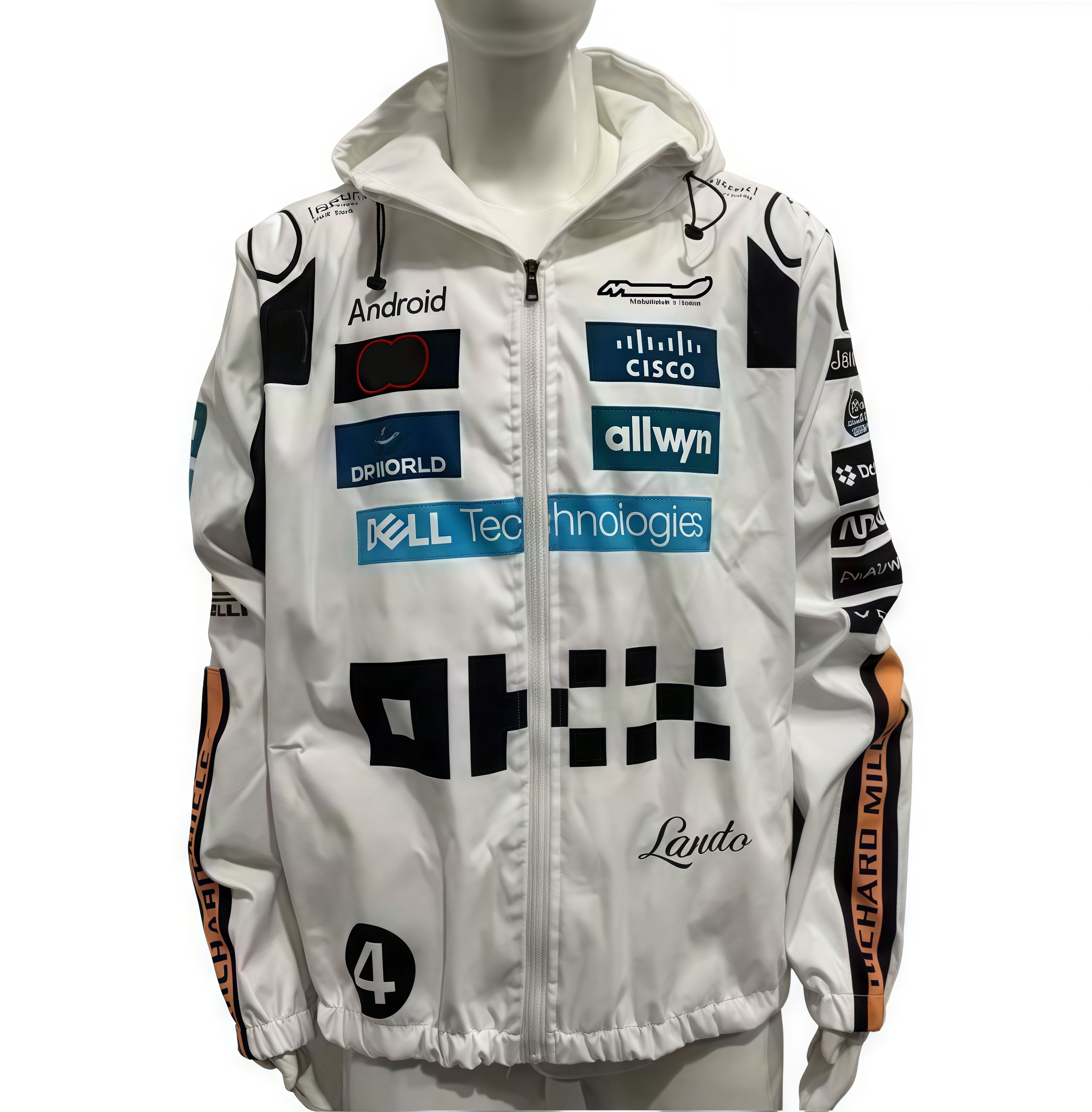 F120251 Team Hoodie F1 Fashion Jacket Customisation Matching Style