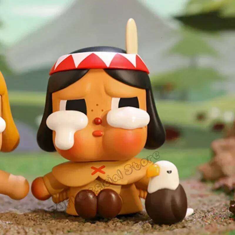 POP MART Crybaby Jungle Adventure Crying In The Woods Series Original Blind Mystery Box Bag Toy Doll Cute Anime Figure