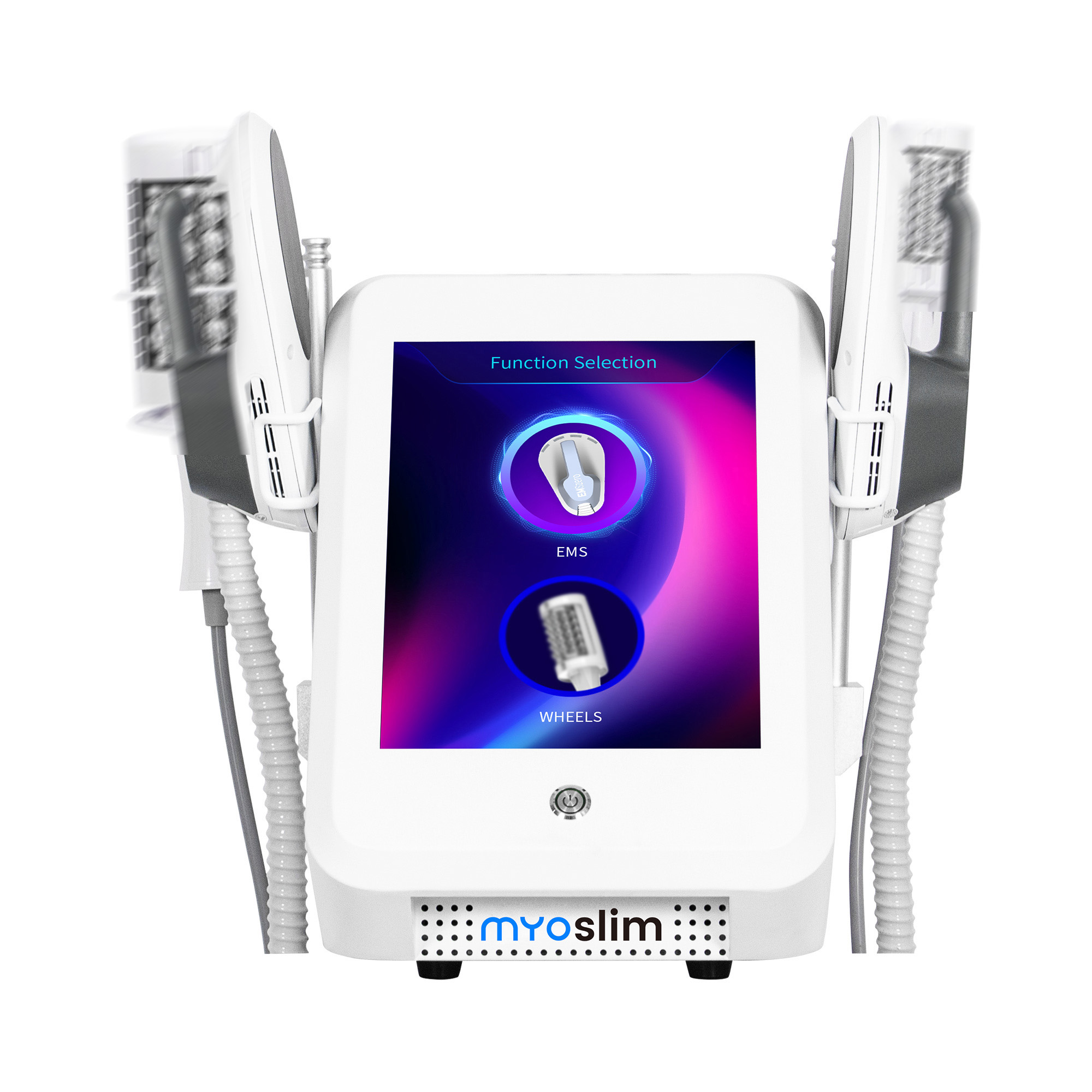 Professional 2 IN 1 200HZ EMS Roller Slimming Cellulite Reduction Inner Ball Roller 360 Degree Infrared Vacuum Roller Massage Beauty Machine