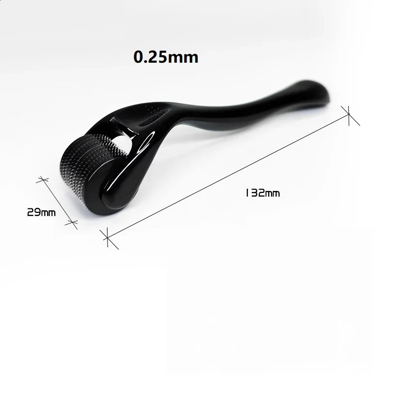 Derma Roller for Facial Body Hair Growth540 Needles Micro Face Roll Tool Skin Beard 0.2mm 0.25mm 0.3mm 250820