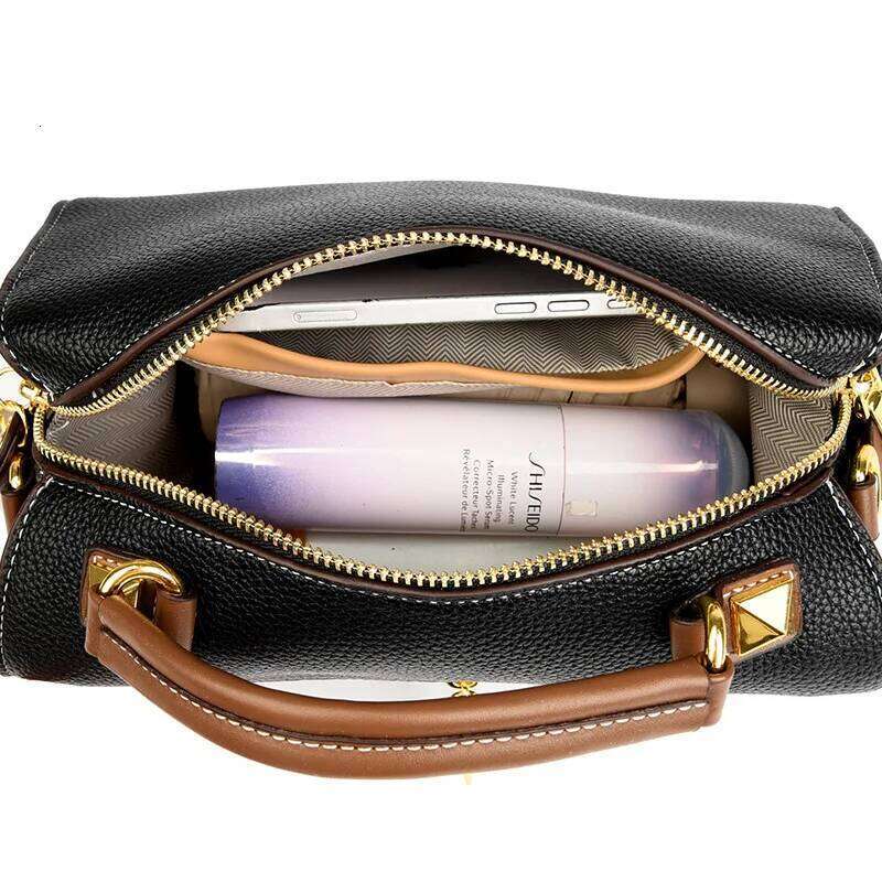 Famous Brand Classic Women's Messenger Bag Leather Crossbody Shoulder Handbag Elegant Tote Purse For Ladies