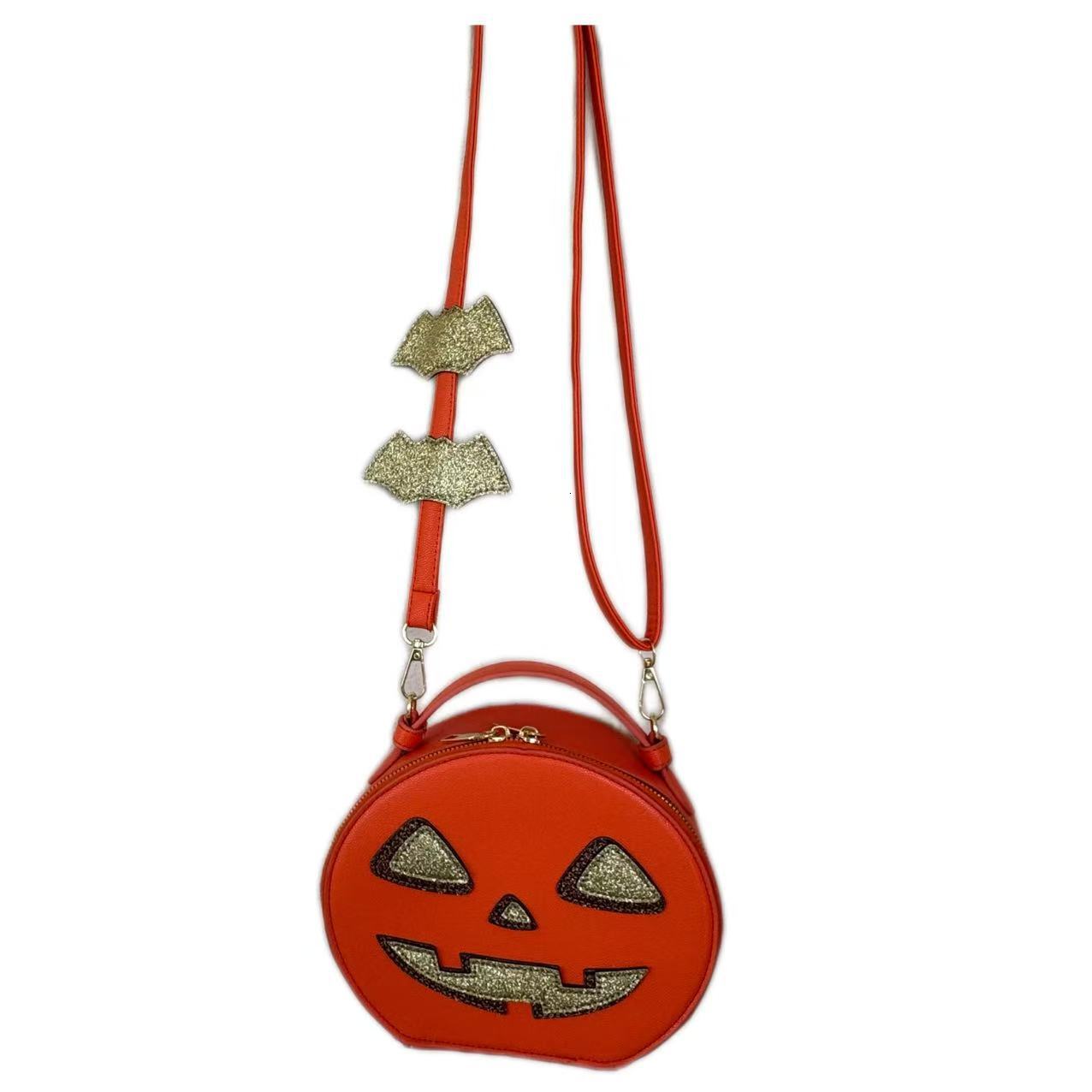 2025 autumn new fashion Halloween cute niche style lightweight single atmosphere shoulder unique fashion pumpkin bag designer single shoulder bag