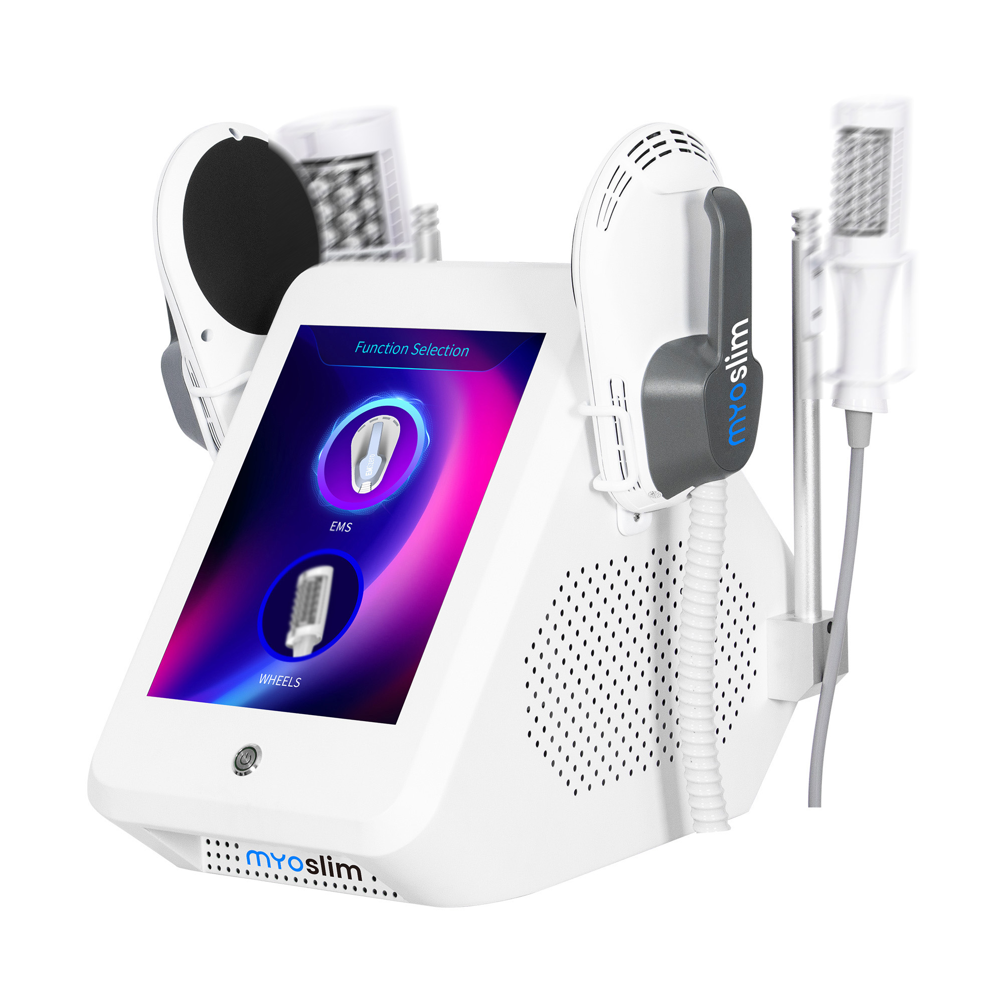 Professional 2 IN 1 200HZ EMS Roller Slimming Cellulite Reduction Inner Ball Roller 360 Degree Infrared Vacuum Roller Massage Beauty Machine
