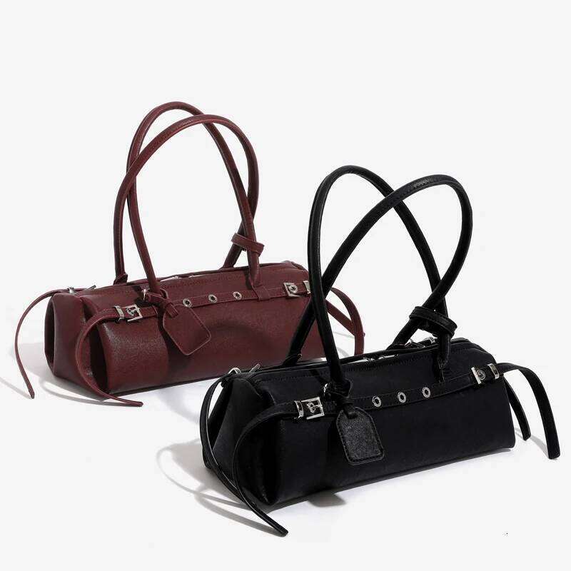 Custom Initials Long Strip Bags For Women Designer Handbag Purses 2025 New In PU Belt Buckle Top Handle Underarm Shoulder