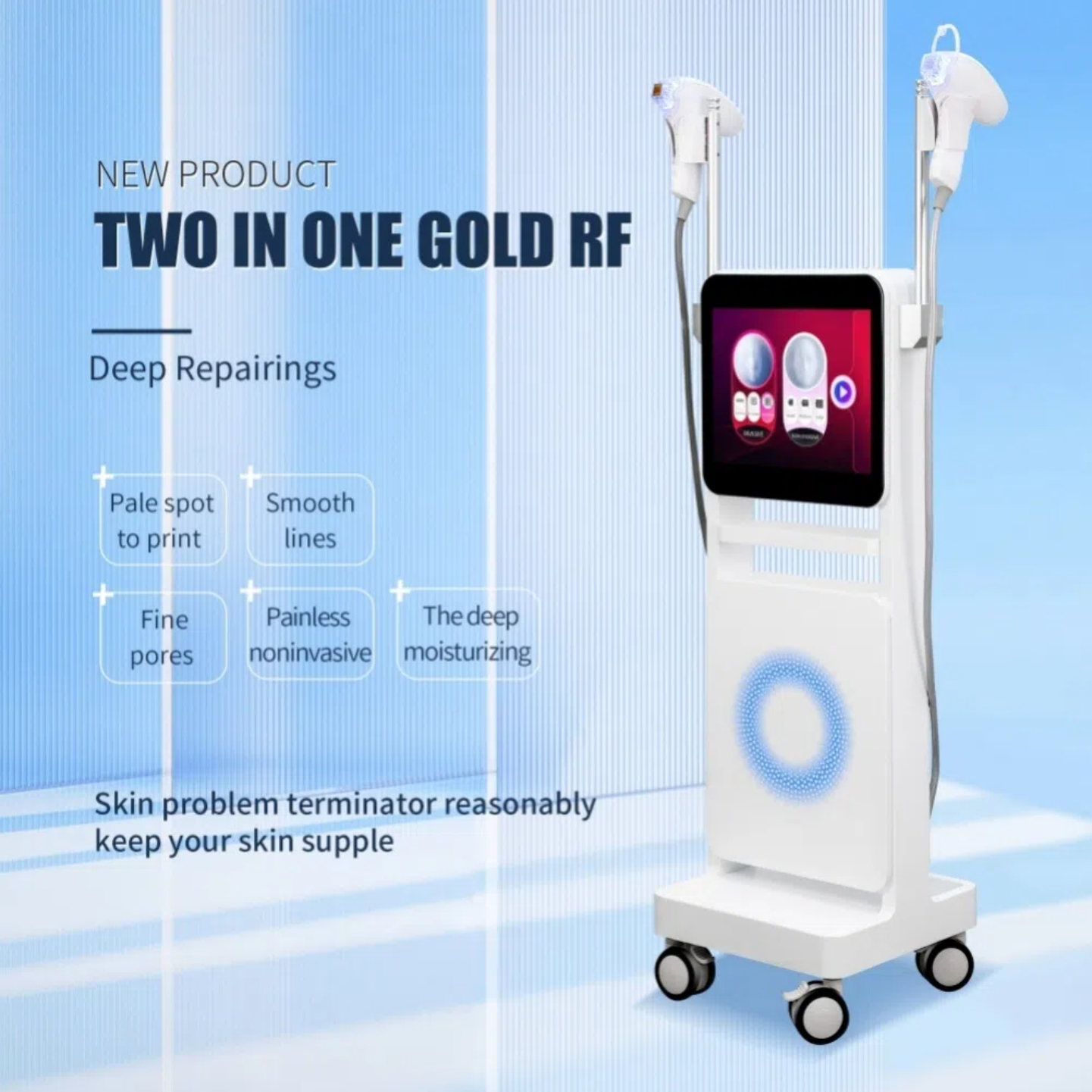 Hot Professional M8 RF Microneedling Machine Facial Skin Care Skin Tightening Wrinkle Scar Improvement Stimulates Collagen Conductive Tech Home Pro Sa