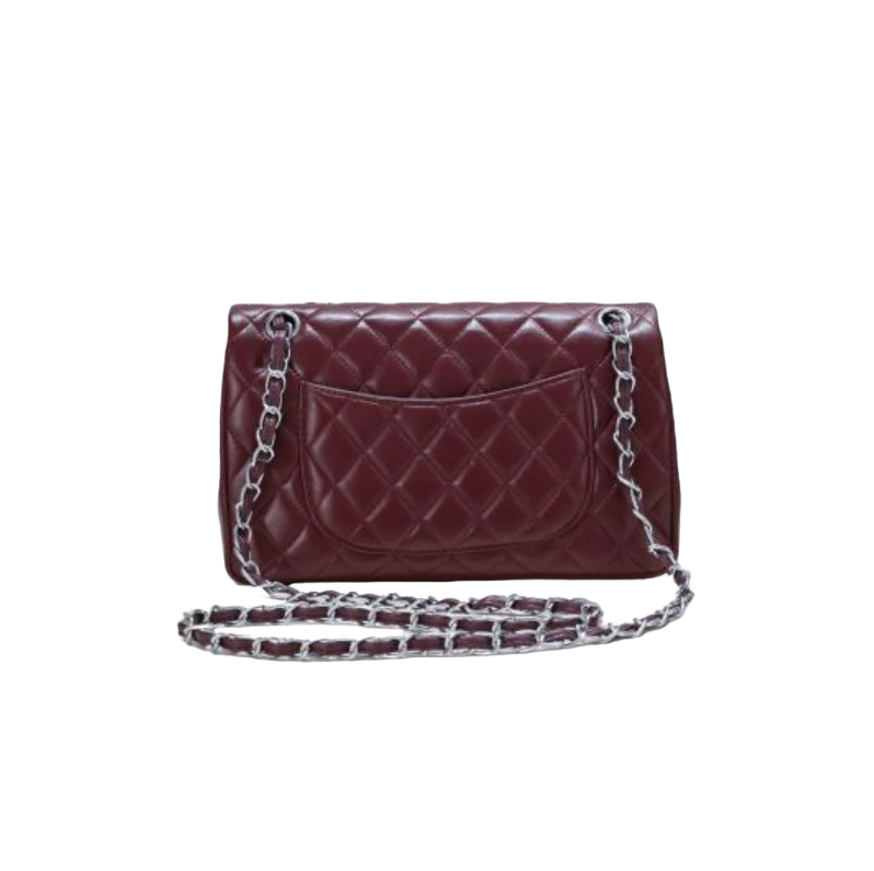 Genuine Leather brand designer woman shoulder bag totes handbag fashion sheepskin soft leather 25.5cm checkers chain strap