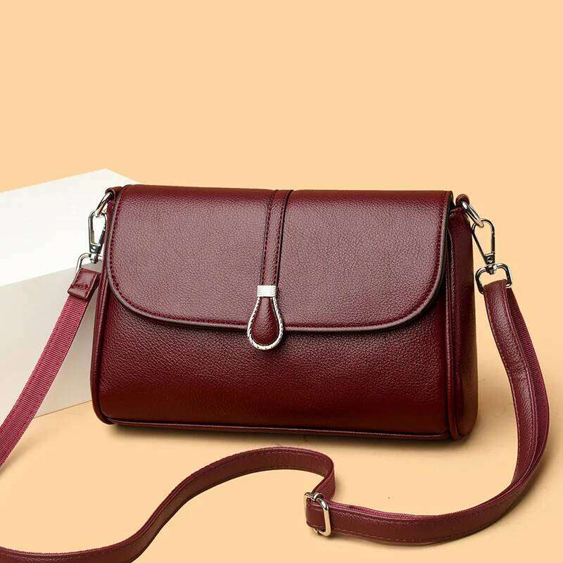 2025 New Temperament Simple And Versatile Shoulder Messenger Women's Middle-Aged Mother Bag